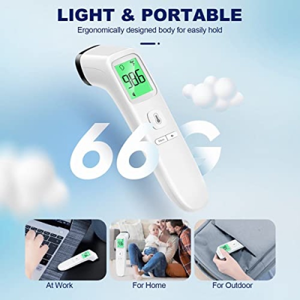 No-Touch Thermometer for Adults and Kids, FSA Eligible, Digital Baby Thermometer - Image 7