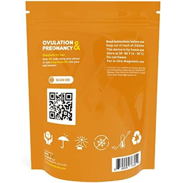 Pregmate 50 Ovulation and 20 Pregnancy Test Strips Predictor Kit - Image 2
