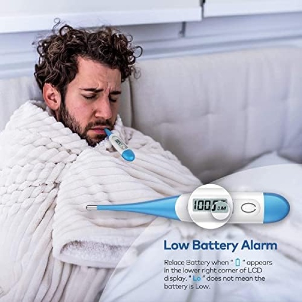 Boncare Thermometer for Adults, Digital Oral Thermometer for Fever - Image 6