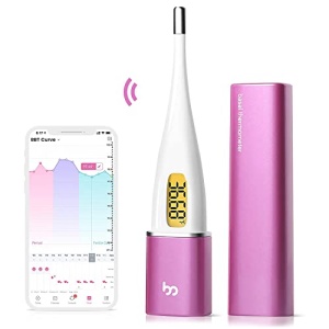 Basal Body Thermometer with Bluetooth, High-Precision BBT Oral Thermometer for