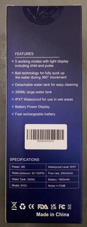 Skeufy Cordless Water Flosser Teeth Cleaner, 350ML Portable Oral Irrigator, 5 - Image 12