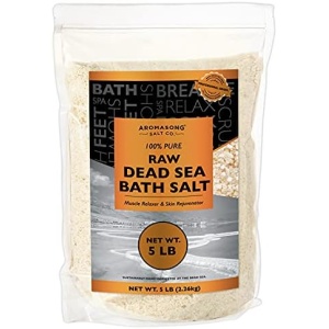 5 lbs Raw Dead Sea Salt - Contains All Dead sea Minerals Including Dead sea Mud