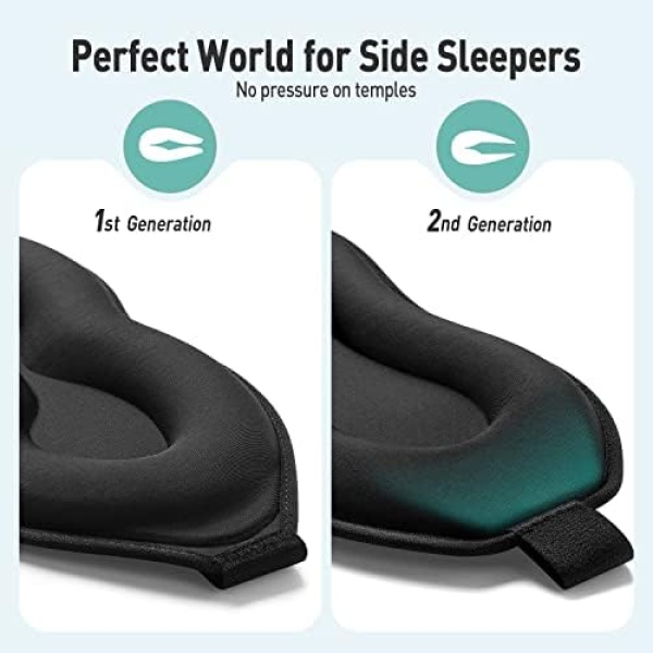 Umisleep Upgraded Sleep Mask, Perfect Sleeping Mask for Side Sleepers, 3D Ultra - Image 2