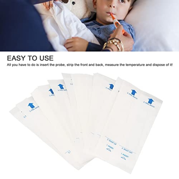 Digital Thermometer Probe Covers Disposable Protective Cases 100 Pcs Hygienic - Image 7