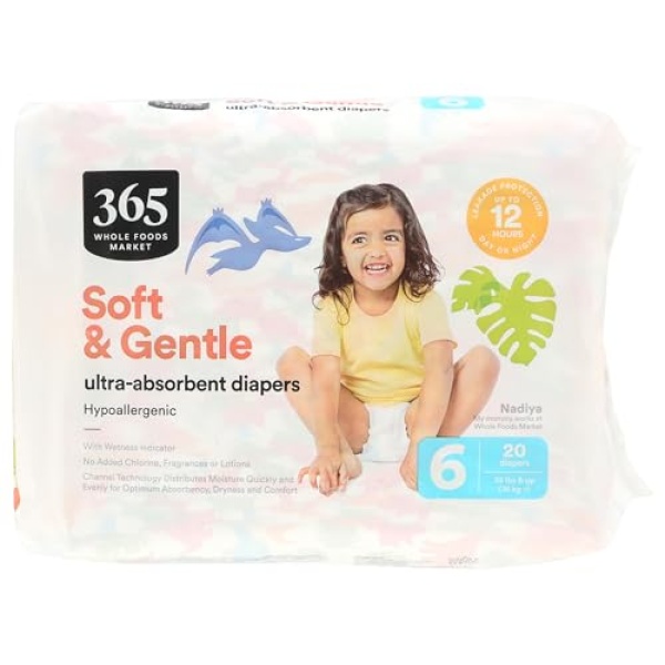 365 by Whole Foods Market, Size 6 Diapers, 20 Count - Image 2
