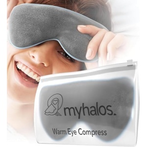 Heated Eye Mask for Dry Eyes - Microwave Activated Warm Eye Compress Treats