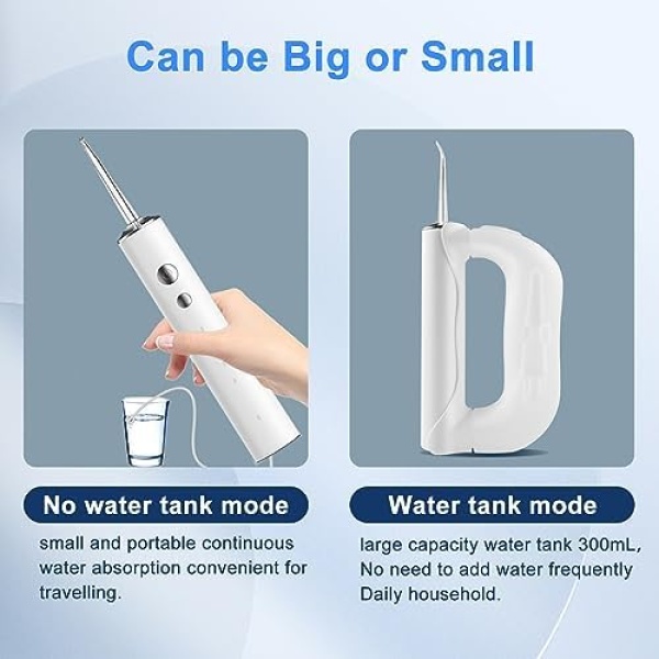 Hotodeal Water Dental Flosser with Electric Toothbrush,Portable Cordless - Image 5
