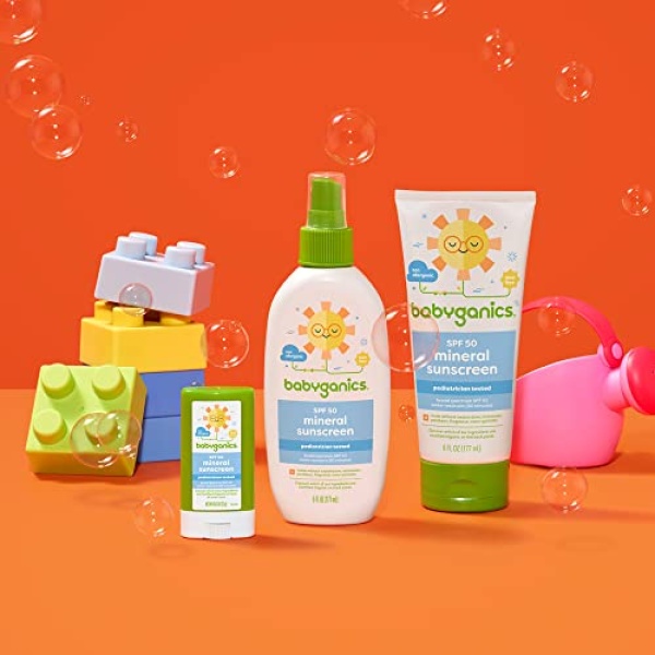 Babyganics SPF 50 Baby Mineral Sunscreen Lotion | UVA UVB Protection - Image 10