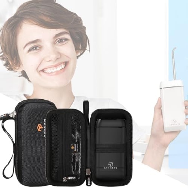 Aproca Black Hard Travel Storage Case, for SYNHOPE Water Flosser [Mini Cordless - Image 4
