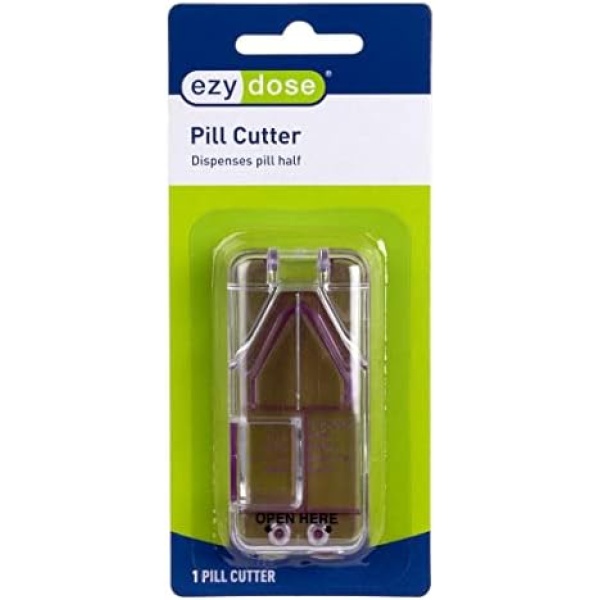 EZY DOSE Pill Cutter and Splitter with Dispenser, Daily Usage, Safely Cut Pills - Image 4