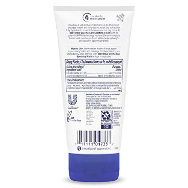 Baby Dove Soothing-Cream To Soothe Delicate Baby Skin Eczema Care No Artificial - Image 2
