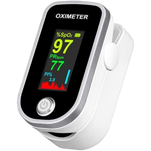 Pulse Oximeter Fingertip - Oxygen Meter Finger Pulse Oximeter - Blood Oxygen
