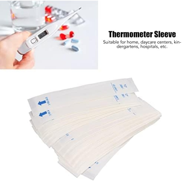 100pcs Disposable Digital Thermometer Probe Covers for Hygienic Oral Thermometer - Image 4