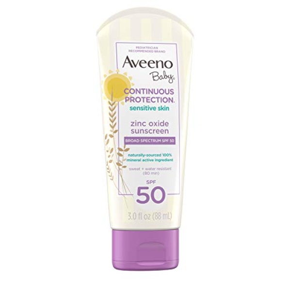 Aveeno Baby Continuous Protection Zinc Oxide Mineral Sunscreen Lotion - Image 9