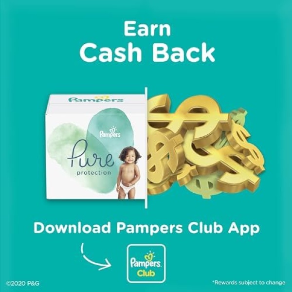Pampers Pure Protection Diapers - Size 5, One Month Supply (132 Count), - Image 10