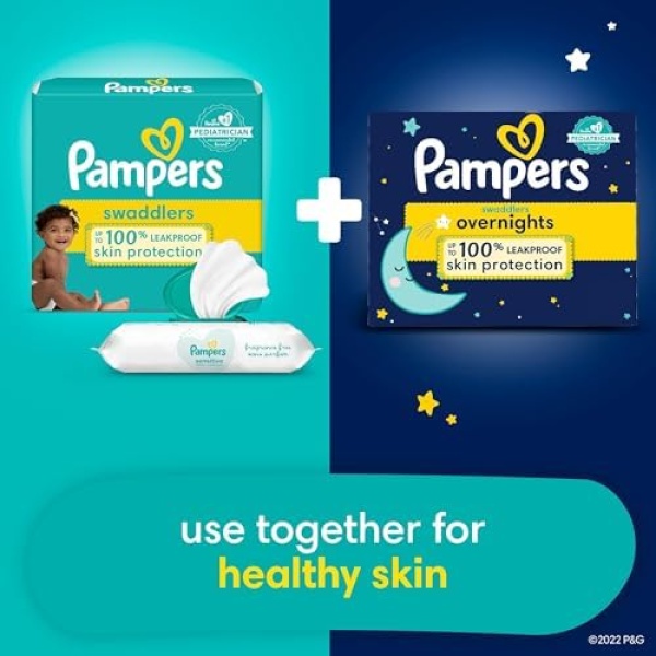 Pampers Swaddlers Diapers - Size 3, One Month Supply (168 Count), Ultra Soft - Image 9