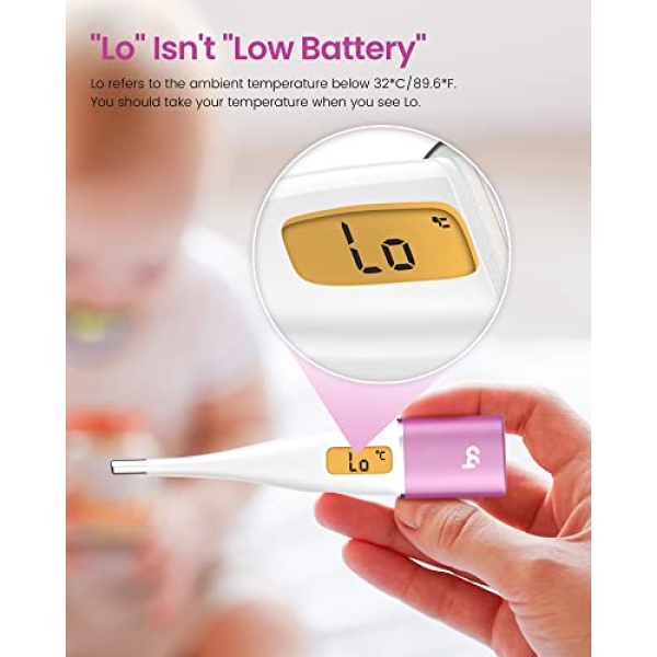 Basal Body Thermometer with Bluetooth, High-Precision BBT Oral Thermometer for - Image 6