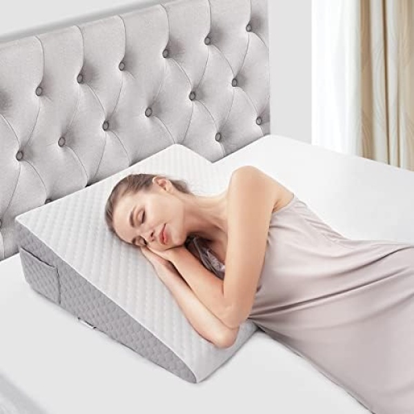 Forias 7.5" Wedge Pillow for Sleeping Bed Wedge Pillow for After Surgery - Image 8