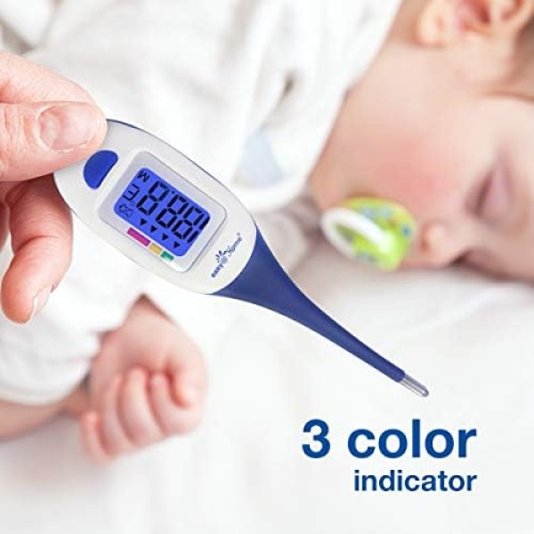 Easy@Home Digital Thermometer for Oral, Rectal or Axillary Underarm Body - Image 2