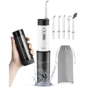 YaFex Water Dental Flosser Teeth Pick - Cordless Portable Oral Irrigator