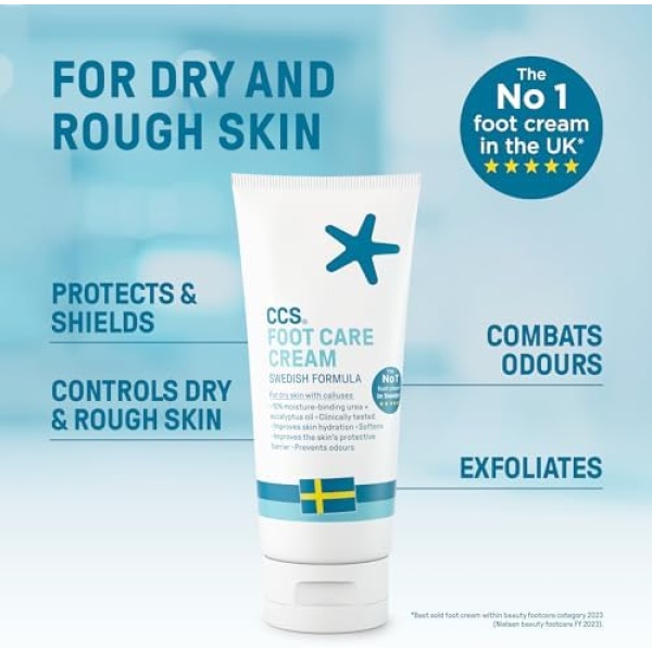 CCS Professional Foot Care Cream 175 ml - Moisturise and Protect Dry - Image 2