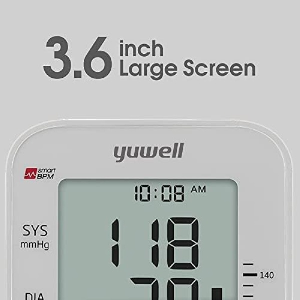 yuwell Blood Pressure Monitor, Large Upper Arm Blood Pressure Cuff - Image 4