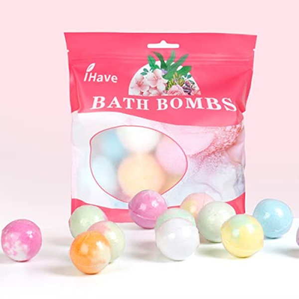 iHave Bath Bombs for Women, 12 Small Bath Bomb Bubble Bath Set Spa Gifts - Image 5