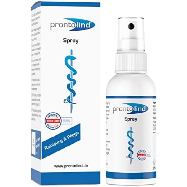 Prontolind Spray 75 ml - for Cleaning and Care of Piercings, Tunnels