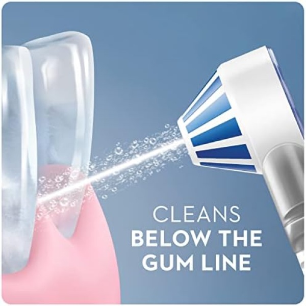 Oral B Water Flosser Advanced, Portable Oral Irrigator Handle with 2 Nozzles, - Image 7