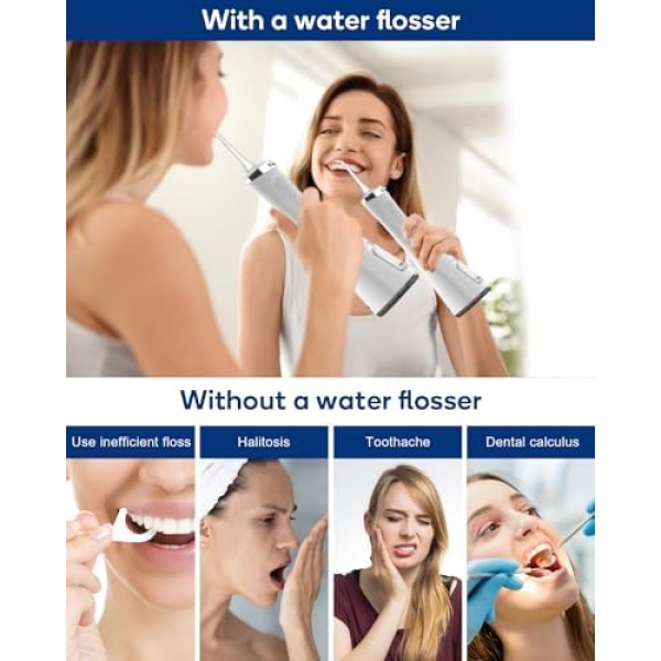 MySmile LP211 Cordless Advanced Water Flosser for Teeth, 5 Cleaning Modes - Image 6