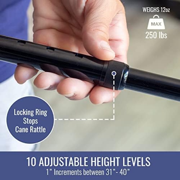 DMI Walking Cane and Walking Stick for Adult Men and Women, FSA Eligible - Image 3