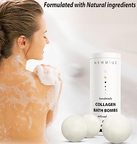 Creamy Collagen Bubble Bath Bombs Infused with Oatmeal Milk & Honey - Image 4