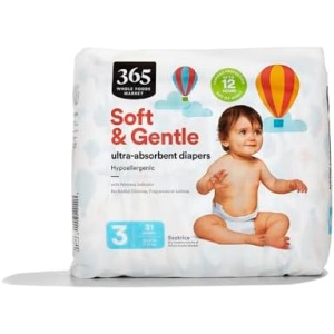 365 by Whole Foods Market, Size 3 Diapers, 31 Count