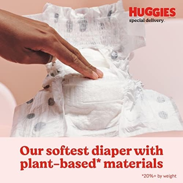 Huggies Special Delivery Hypoallergenic Baby Diapers Size 3 (16-28 lbs), 156 Ct, - Image 3