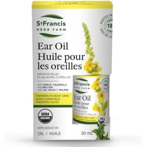 St. Francis Herb Farm Ear Oil | 30 ml | Ear Oil for Adults and Children | Pain