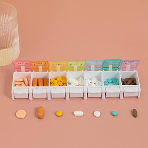AidShunn Pill Boxes 7 Day Portable Storage Box Weekly Organizer to Hold - Image 3