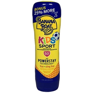 Banana Boat Kids Sport Tear-Free, Sting-Free Broad Spectrum Sunscreen Lotion
