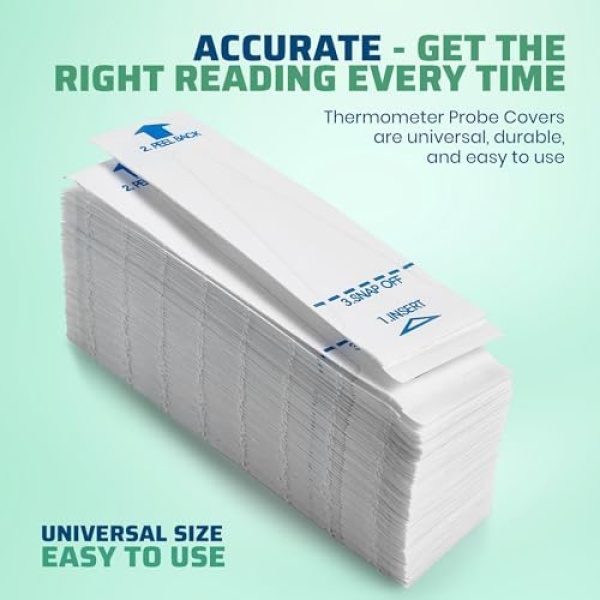 Thermometer Probe Covers - Pack of 200 | Universal and Disposable Probe Cover - Image 5