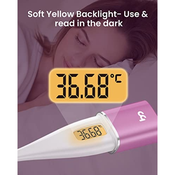 Basal Body Thermometer with Bluetooth, High-Precision BBT Oral Thermometer for - Image 4