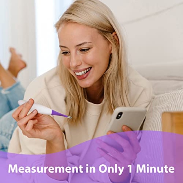 Easy@Home Digital Basal Body Thermometer: Oral Ovulation Tracking Thermometer, - Image 7