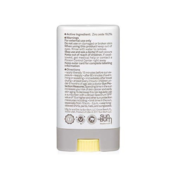 Sun Bum Baby SPF 50 Sunscreen Stick, Mineral Roll-On UVA/UVB Face and Body - Image 2