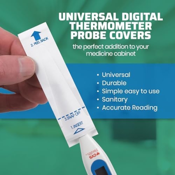 Thermometer Probe Covers - Pack of 200 | Universal and Disposable Probe Cover - Image 7