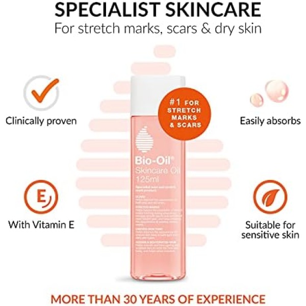 Bio-Oil Skincare Oil - Improve the Appearance of Scars, Stretch Marks and Skin - Image 3