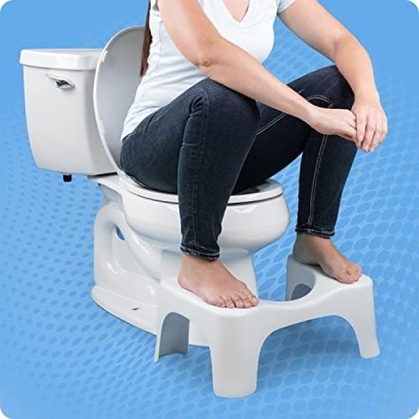 Squatty Potty Simple Toilet Stool, White, 7" - Image 9