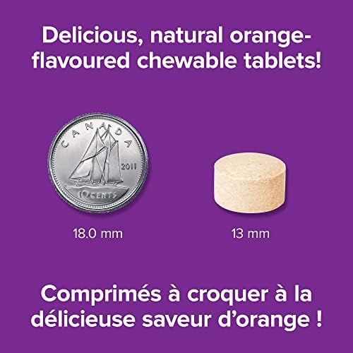Webber Naturals Vitamin C Chewbale 500 mg, 300 Orange Flavour Tablets - Image 5