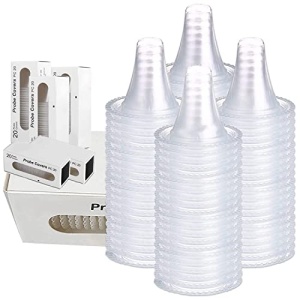 100Pack Ear Thermometer Probe Covers, Lens Filters, Refill, Refill Covers for