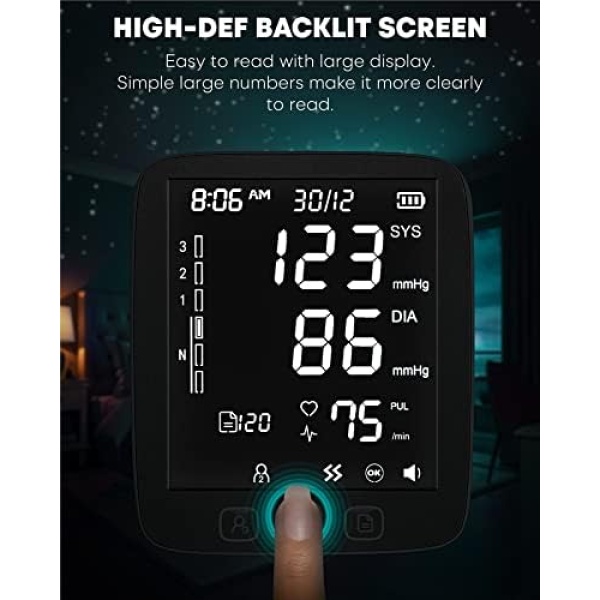 All New LAZLE Blood Pressure Monitor - Automatic Upper Arm Machine & Accurate - Image 3