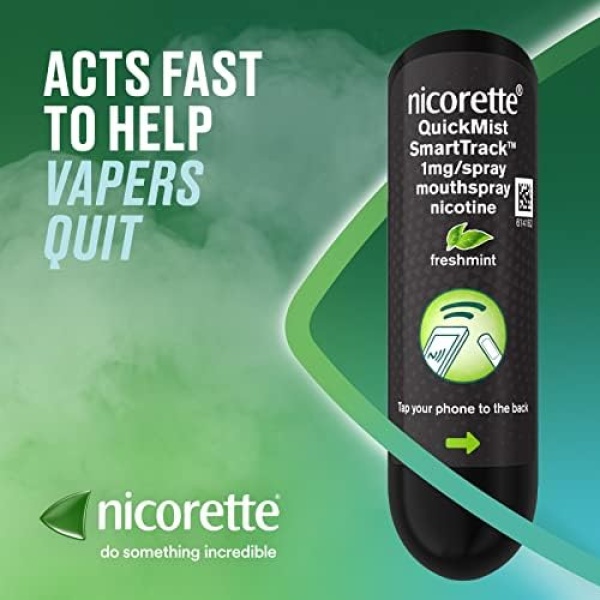 Nicorette QuickMist SmartTrack 1 mg/Spray Mouthspray Nicotine Freshmint - Image 4