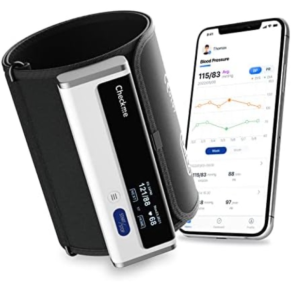Checkme BP2A Blood Pressure Monitor for Home Use Upper Arm - Bluetooth BP