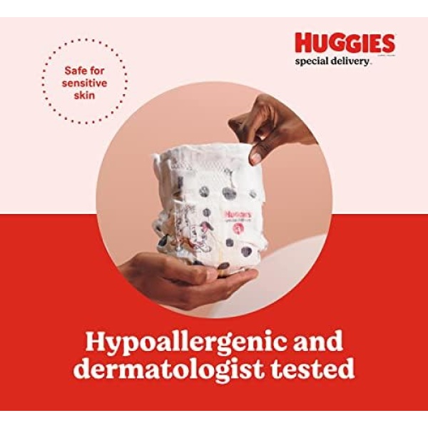 Huggies Special Delivery Hypoallergenic Baby Diapers Size 3 (16-28 lbs), 156 Ct, - Image 6